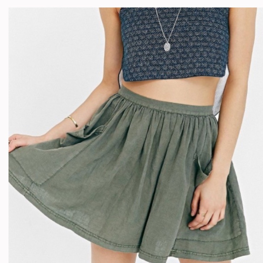 Ecote Green Debbie Skirt